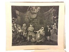 Vintage Folio of Artwork by Hogarth & Blake The Beggar's Opera 1965 Harvard Univ picture