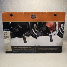 Harley-Davidson Adjustable Highway Peg Mount Kit Black 50500168 Multi-Fit picture