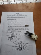 SEARS KENMORE EVEN FEED WALKING FOOT SUPER HIGH SHANK 6888  Screw/ Instructions picture