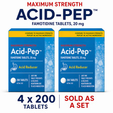 Acid-Pep Famotidine Tablets, 20 mg (100 ct, 4pk.) - Member's mark picture