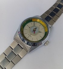 NOS Dalil Crystal 5031 UTC-SK  Manual Wind Compass Dial Men’s Sicura Swiss Watch picture