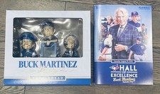 IN HAND Buck Martinez Legacy TRIPLE Bobblehead Blue Jays & Buck Ceremony Program picture