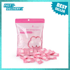 Disposable Compressed Towels Tablets 100Pcs Portable Cotton Face Cloths picture