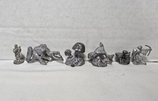 Mixed Assorted Lot of 7 Ral Partha Pewter Minis Dungeon And Dragons Mushrooms  picture