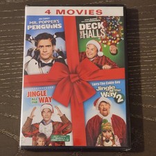 Mr. Popper's Penguins / Deck the Halls / Jingle All the Way 1 & 2 (DVD) new picture