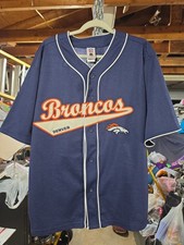 Vnt Y2K NFL Denver Broncos Jake Plummer #16 Stitched Baseball Jersey Mens XL EUC picture