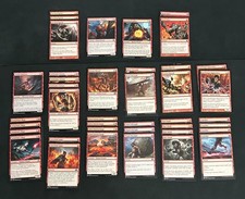 Pauper Mono Red Wizards- MTG Magic 60 Card Deck picture