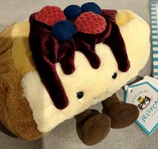 😊Jellycat Crember Cheesecake  - Sold Exclusively at FAO Schwarz 🎹 NYC🚕 picture