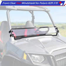 Front Clear Half Windshield Fit for Polaris RZR 570/RZR 800/RZR XP 900/XP 4 900 picture