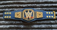 WWE Blue Smackdown Universal Authentic Championship Title Mini Belt picture
