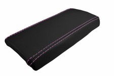 Console Lid Armrest Cover Leather for Mazda Miata MX5 1990-1997 Pink Stitch picture