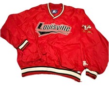 Vintage Starter Louisville Cardinals Pullover Men's Large Windbreaker Jacket Y2K picture