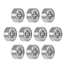 10pcs Deep Groove Ball Bearing 683ZZ Double Shield Carbon Steel 3mm x 7mm x 3mm picture
