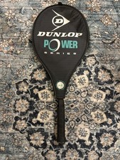 Vintage Dunlop Power Plus Ultra Super Oversize Tennis Racquet w/ Original Case picture