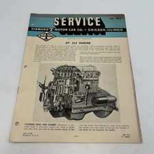 1953 Diamond T DT 252 Engine Service Manual Original Truck Repair SM 1A-3 picture