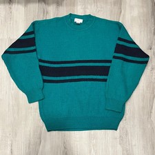 Vintage 1990s GAP Striped Knit Crewneck Sweater picture