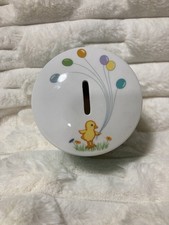 Tiffany & Co. Tiffany Chicks Ceramic Coin Bank Light Blue Chick & Balloon picture