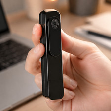 Mini Body Camera 1080P HD Portable Pocket Video Recorder No WiFi Black picture