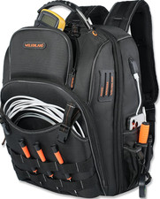 66-Pocket Mechanic Tool Backpack, HVAC Tool Bag for Electricians & Men picture