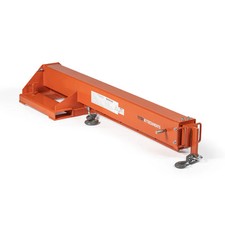 Titan Attachments Fork Mounted Adjustable Hoist Jib Boom Crane, Manual Telescope picture