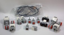 Huge Lot of 23 Lego Mindstorms EV3 Motors Sensors Cables Color Gyro Touch Servo picture
