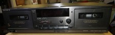 Vintage Sony TC-WR521 Stereo Dubbing Dual Cassette Deck for Parts picture