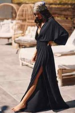 NWT $165.00 Anthropologie L*SPACE Sungazer Maxi Dress Sz. Small picture