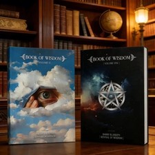 Book of Wisdom Volumes 1 & 2 by Harry B. Joseph 2-Book Spiritual Set USA Stock picture