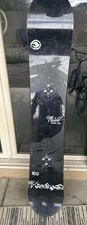 Burton Malolo 158cm All-Mountain Snowboard Black/Gray/White picture