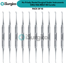 10x Hu-Friedy Dental Surgical Scaler Instruments CM2/4S6 MOLT DE Curette picture