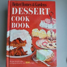 Better Homes & Gardens Dessert Cookbook 1960 Vintage Recipes Hardcover picture