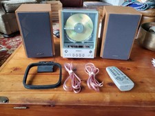 Vintage Sony CMT-EX1 Vertical-Loading Glass Front CD Player FOR REPAIR picture