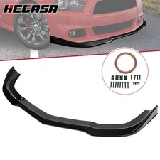 Fits 2011-2014 Dodge Charger SRT8 Glossy Black Front Bumper Lip Spoiler Splitter picture