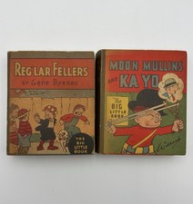 Vintage 1933 BIG LITTLE BOOK: Moon Mullins and Ja Yo & Reg'lar Fellers, Set of 2 picture