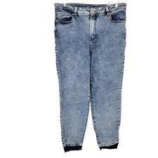 INC International Concepts High Rise Skinny Jeans 18 Core Denim Acid Wash picture