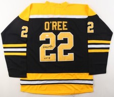 Willie O'Ree Signed Boston Bruins Jersey (JSA COA) 1st African American In NHL picture