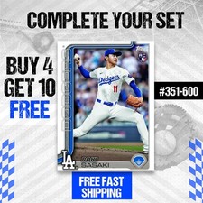 2025 Topps Series 2 Baseball Card Singles #351-600 You Pick Complete Your Set picture
