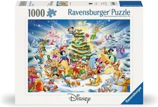 NEW SEALED Ravensburger 00651 Disney Christmas 1000 Pc Jigsaw Puzzle USA SELLER picture