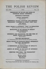 The Polish Review - Vol. XVII, Nos. 1-2, 1973 picture