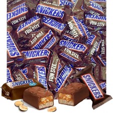 SNICKERS Milk Chocolate Individuals Bulk Fun Size Candy Bars (4 Pounds) picture