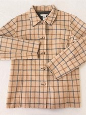 Pendleton Vintage Reversible Plaid Wool Button Up Shacket Coat Medium picture