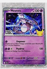 Target Mewtwo Pokemon Promo Family Event 30th Anniversary (Sealed) picture