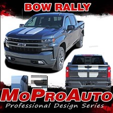 2019-2026 Chevy Silverado Hood Stripes BOW RALLY Racing Decals Vinyl Graphic Kit picture