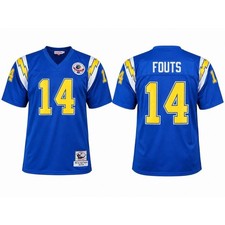 Vintage 1984 Mitchell & Ness San Diego Chargers Dan Fouts #14 Jersey Size 54 picture