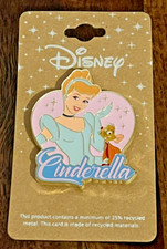 DISNEY'S CINDERELLA & JACQUE THE MOUSE LOUNGEFLY ENAMEL PIN picture