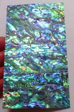 Genuine DARK Paua Abalone Gorgeous INLAY OVERLAY Guitar Luthier Lures VIDEO picture