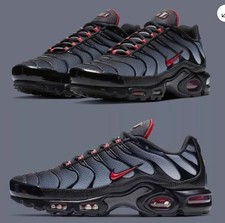 USA Nike Air Max TN Plus GREY RED Men Running Shoe Athletic Sneaker picture