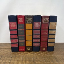 Readers Digest 1989-2001 Red Staging Book Shelf Lot No Dust Jacket Hardcover picture
