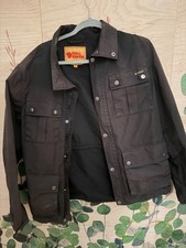 fjallraven oban jacket men black small g1000 vintage military picture