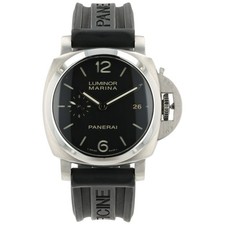 Panerai Luminor Marina Black Dial Stainless Steel 42mm Automatic Mens PAM00392 picture